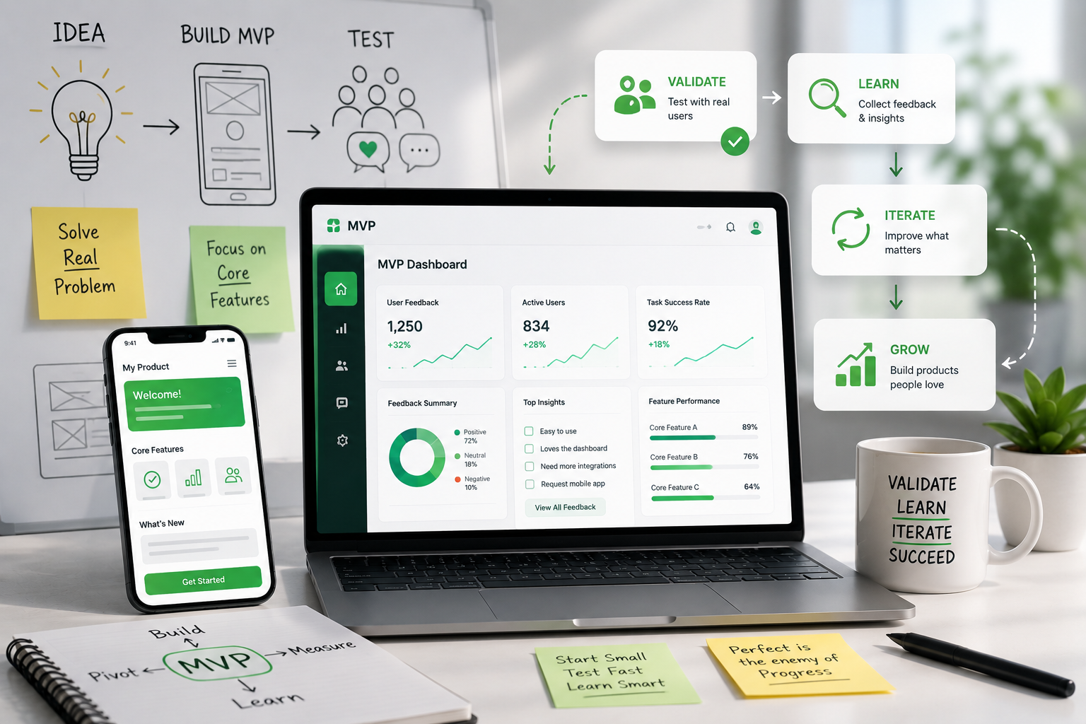 The Hidden Gap Between Great Ideas and Successful Startups: Why MVP Testing Matters More Than Perfect Products